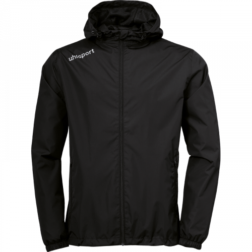 ESSENTIAL RAIN JACKET negro/blanco UHLSPORT