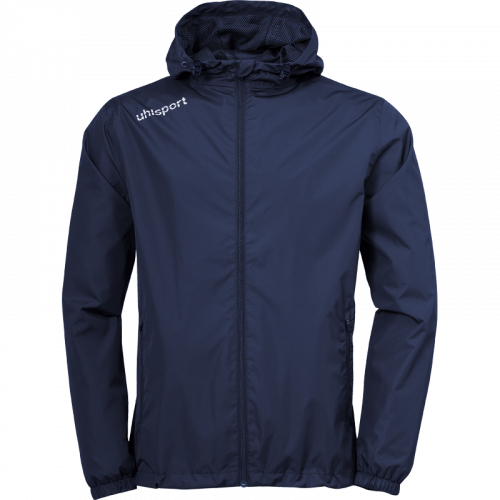 ESSENTIAL RAIN JACKET azul marino/blanco UHLSPORT