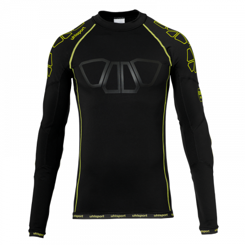 BIONIKFRAME BASELAYER negro/amarillo fluor UHLSPORT