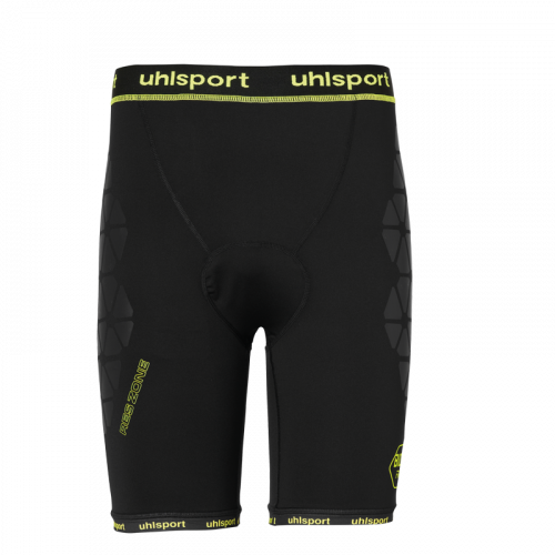 BIONIKFRAME UNPADDED SHORT negro/amarillo fluor UHLSPORT