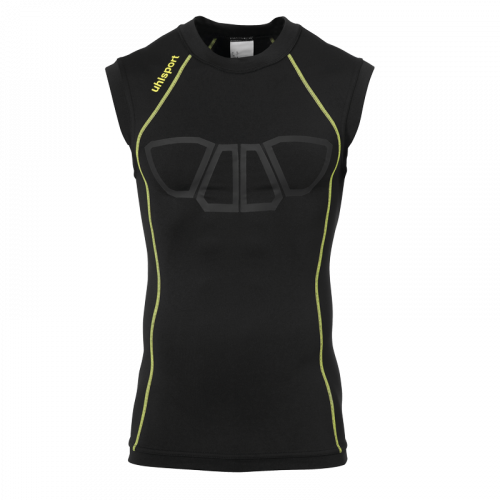 BIONIKFRAME TANK TOP negro/amarillo fluor UHLSPORT