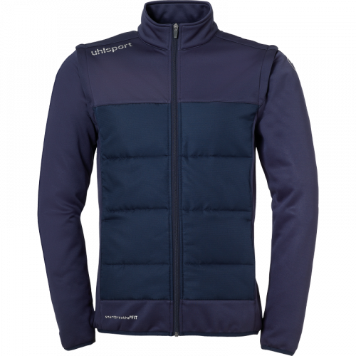 ESSENTIAL MULTI JACKET WITH REM. SLEEVES azul marino UHLSPORT
