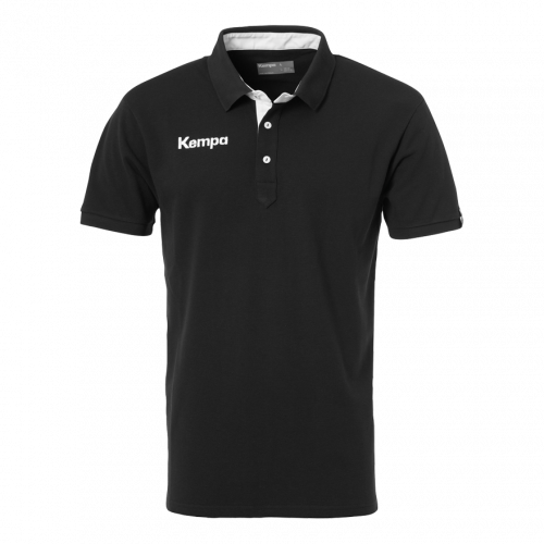 PRIME POLO Negro/Blanco KEMPA