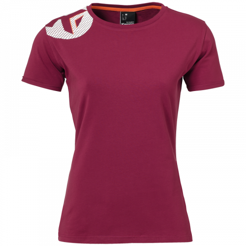 CORE 2.0 T-SHIRT WOMEN rojo oscuro KEMPA
