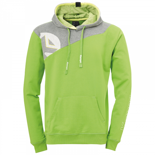 CORE 2.0 HOODY verde esperanza/gris oscu KEMPA