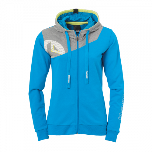 CORE 2.0 HOOD JACKET WOMEN kempa azul/gris oscuro me KEMPA