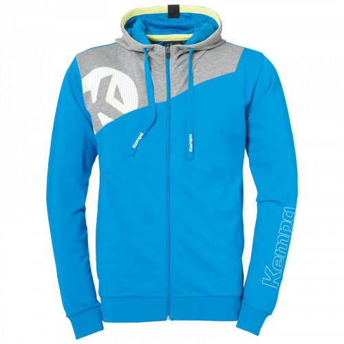CORE 2.0 HOOD JACKET kempa azul/gris oscuro me KEMPA