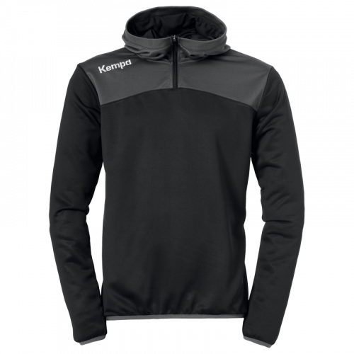 EMOTION 2.0 QUARTER ZIP HOODY black KEMPA