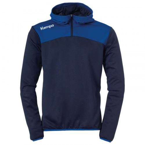 EMOTION 2.0 QUARTER ZIP HOODY blue KEMPA