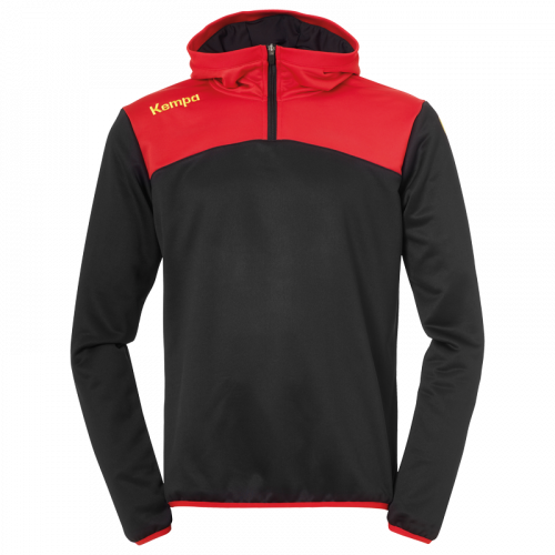 EMOTION 2.0 QUARTER ZIP HOODY black KEMPA