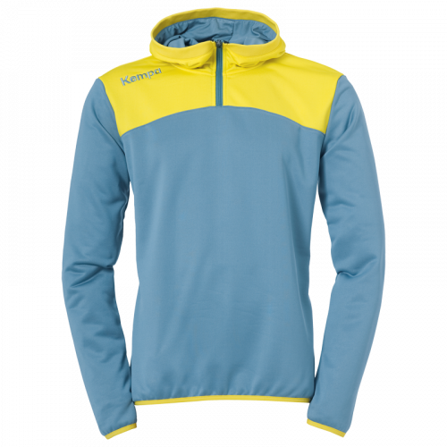 EMOTION 2.0 QUARTER ZIP HOODY blue KEMPA