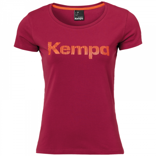 GRAPHIC T-SHIRT WOMEN rojo oscuro KEMPA