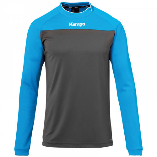 PRIME LONGSLEEVE antracita/kempa azul KEMPA