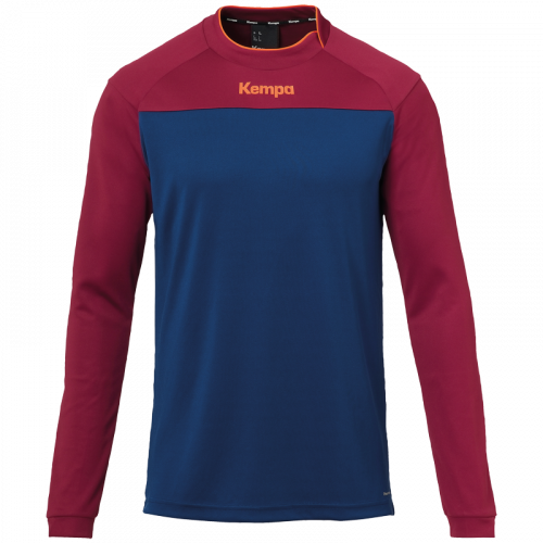 PRIME LONGSLEEVE azul deep/rojo oscuro KEMPA