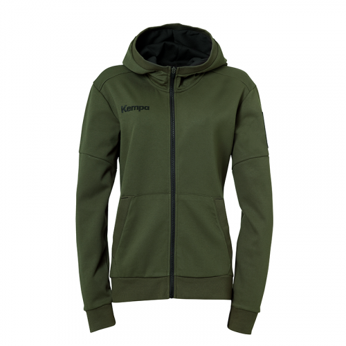 LAGANDA ZIP HOODY WOMEN verde profundo KEMPA
