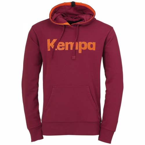 GRAPHIC HOODY rojo oscuro KEMPA