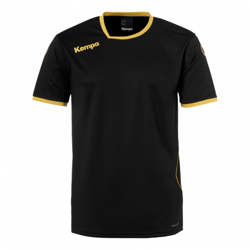 CURVE CAMISETA negro/dorado KEMPA