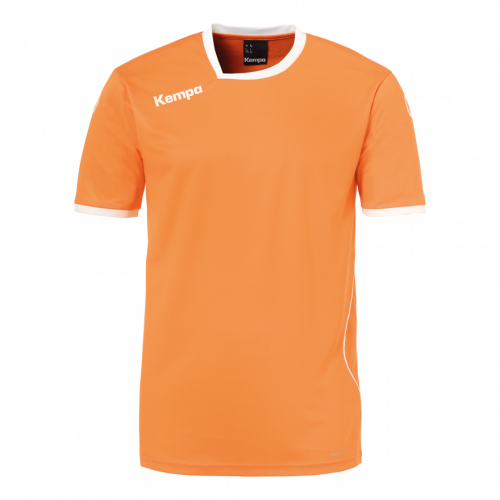 CURVE CAMISETA naranja claro/blanco KEMPA