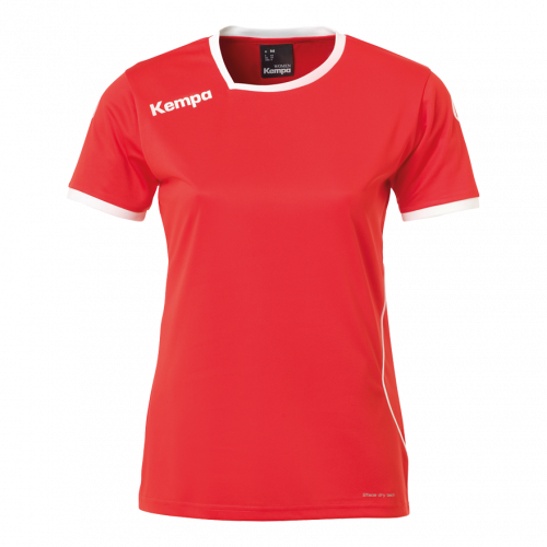 CURVE CAMISETA MC DE MUJER rojo/blanco KEMPA