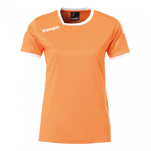 CURVE CAMISETA MC DE MUJER naranja claro/blanco KEMPA