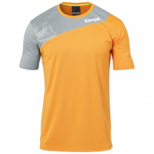 CORE 2.0 SHIRT naranja fresh/gris oscuro KEMPA