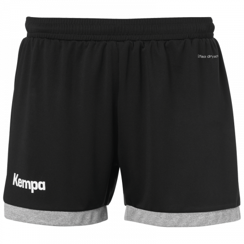 CORE 2.0 SHORTS WOMEN negro/gris oscuro mezcla KEMPA