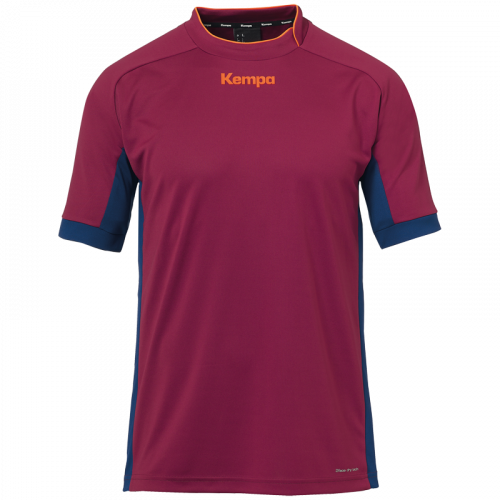 PRIME SHIRT rojo oscuro/azul deep KEMPA