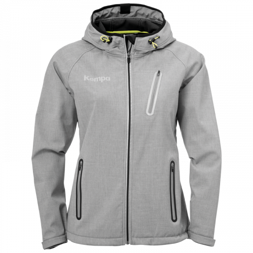 CORE 2.0 SOFTSHELL JACKET WOMEN Gris Oscuro Mezcla KEMPA