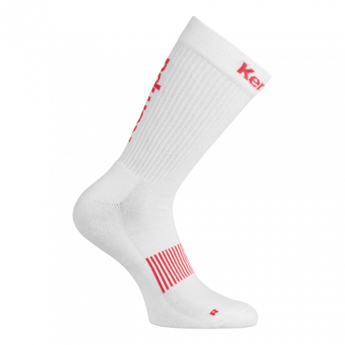LOGO CLASSIC CALCETINES Blanco/Rojo KEMPA