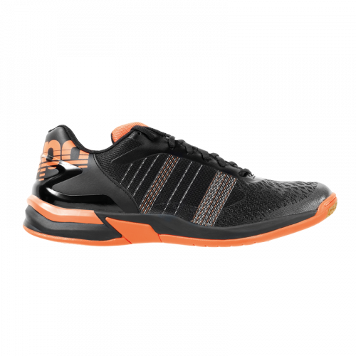 Zapatilla de balonmano ATTACK CONTENDER negro/naranja fluor KEMPA
