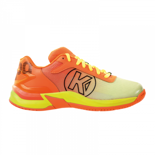 Zapatilla de balonmano ATTACK 2.0 JUNIOR naranja fluor/amarillo fl KEMPA