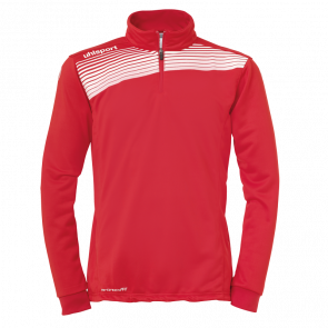 LIGA 2.0 JERSEY CON CREMALLERA 1/4 rojo/blanco UHLSPORT