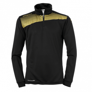 LIGA 2.0 JERSEY CON CREMALLERA 1/4 negro/dorado UHLSPORT