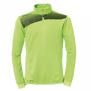 LIGA 2.0 JERSEY CON CREMALLERA 1/4 verde flash/negro UHLSPORT