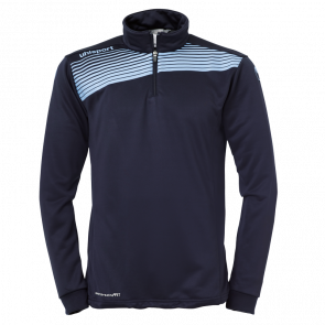 LIGA 2.0 JERSEY CON CREMALLERA 1/4 azul marino/celeste UHLSPORT