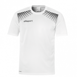 GOAL POLYESTER TRAINING T-SHIRT blanco/negro UHLSPORT