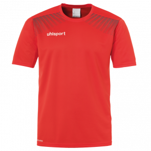 GOAL POLYESTER TRAINING T-SHIRT rojo/burdeos UHLSPORT