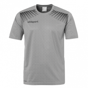 GOAL POLYESTER TRAINING T-SHIRT gris oscuro mezcla/negro UHLSPORT