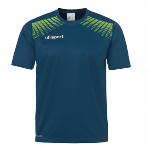 GOAL POLYESTER TRAINING T-SHIRT petróleo/verde flash UHLSPORT