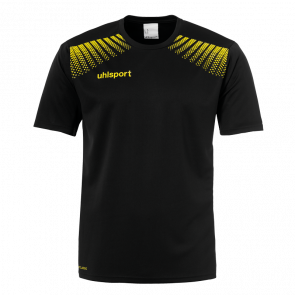 GOAL POLYESTER TRAINING T-SHIRT negro/lima amarillo UHLSPORT