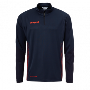 SCORE 1/4 ZIP TOP marine/fluo rot UHLSPORT