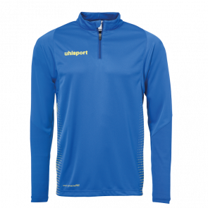 SCORE 1/4 ZIP TOP azur/lima amarillo UHLSPORT
