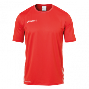 SCORE TRAINING T-SHIRT rojo/blanco UHLSPORT