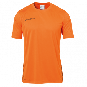 SCORE TRAINING T-SHIRT naranja fluor/negro UHLSPORT