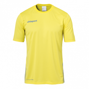 SCORE TRAINING T-SHIRT lima amarillo/azur UHLSPORT