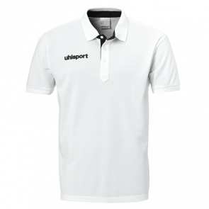 ESSENTIAL PRIME POLO SHIRT blanco/negro UHLSPORT