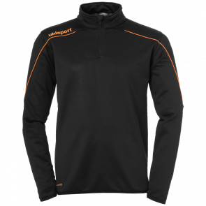 STREAM 22 1/4 ZIP TOP black UHLSPORT