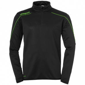 STREAM 22 1/4 ZIP TOP black UHLSPORT