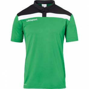 OFFENSE 23 POLO SHIRT verde/negro/blanco UHLSPORT