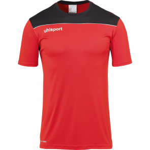 OFFENSE 23 POLY SHIRT rojo/negro/blanco UHLSPORT